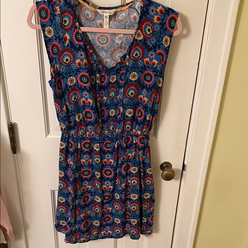 Matilda Jane Floral Blue Sleeveless Dress